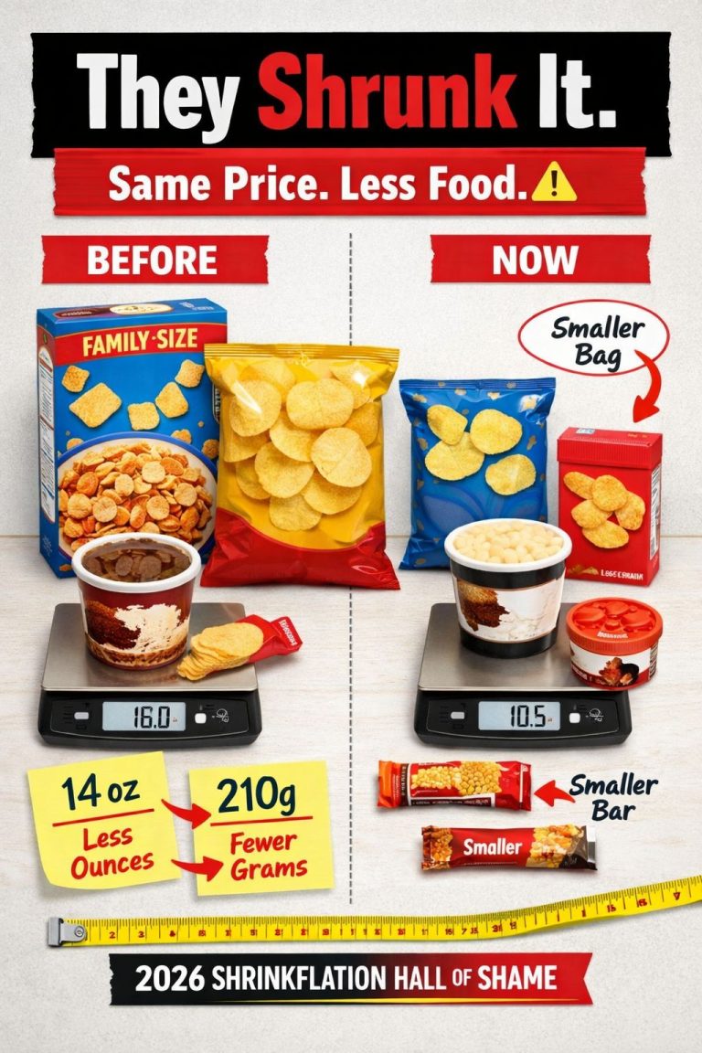Shrinkflation Hall of Shame 2026: 20 Products That Got Smaller While Prices Stayed the Same