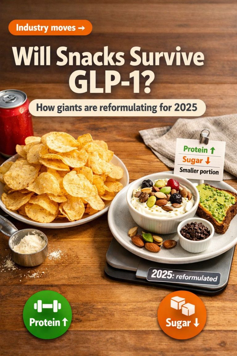 How Are Snack Giants Surviving GLP-1 Appetite Suppressants? Industry Reformulation Strategies in 2025