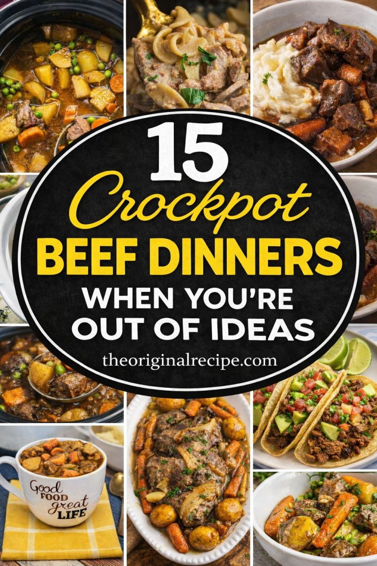 15 Easy Slow Cooker Beef Recipes (Dump-and-Go Crockpot Meals!)