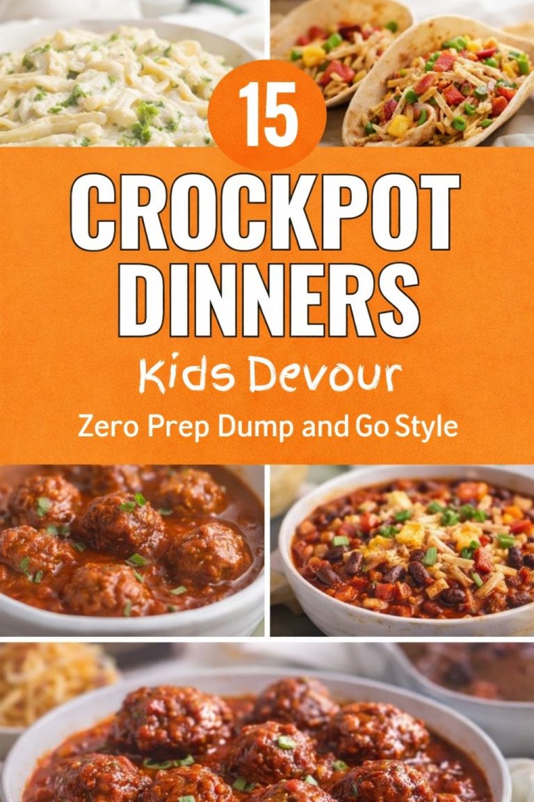 15+ Dump and Go Crockpot Dinners For Kids