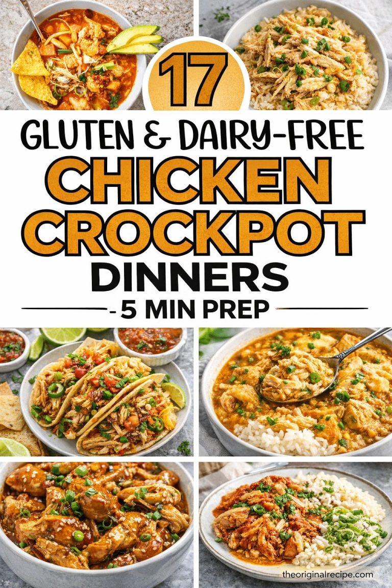 17 Gluten and Dairy Free Chicken Crockpot Recipes (Easy Non Dairy Slow Cooker Meals)