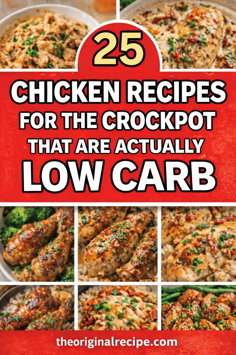 25 Low Carb Crockpot Chicken Recipes (Keto Friendly + Easy)