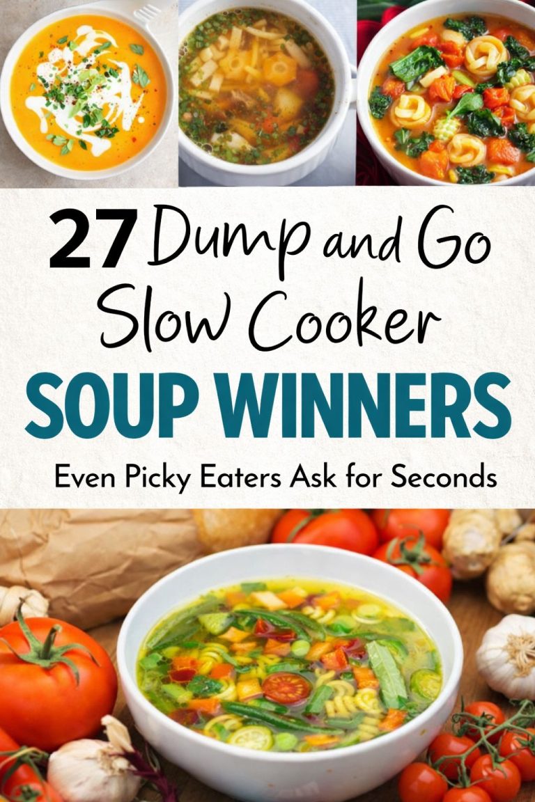 27 Best Dump Crockpot Soups for Busy Families