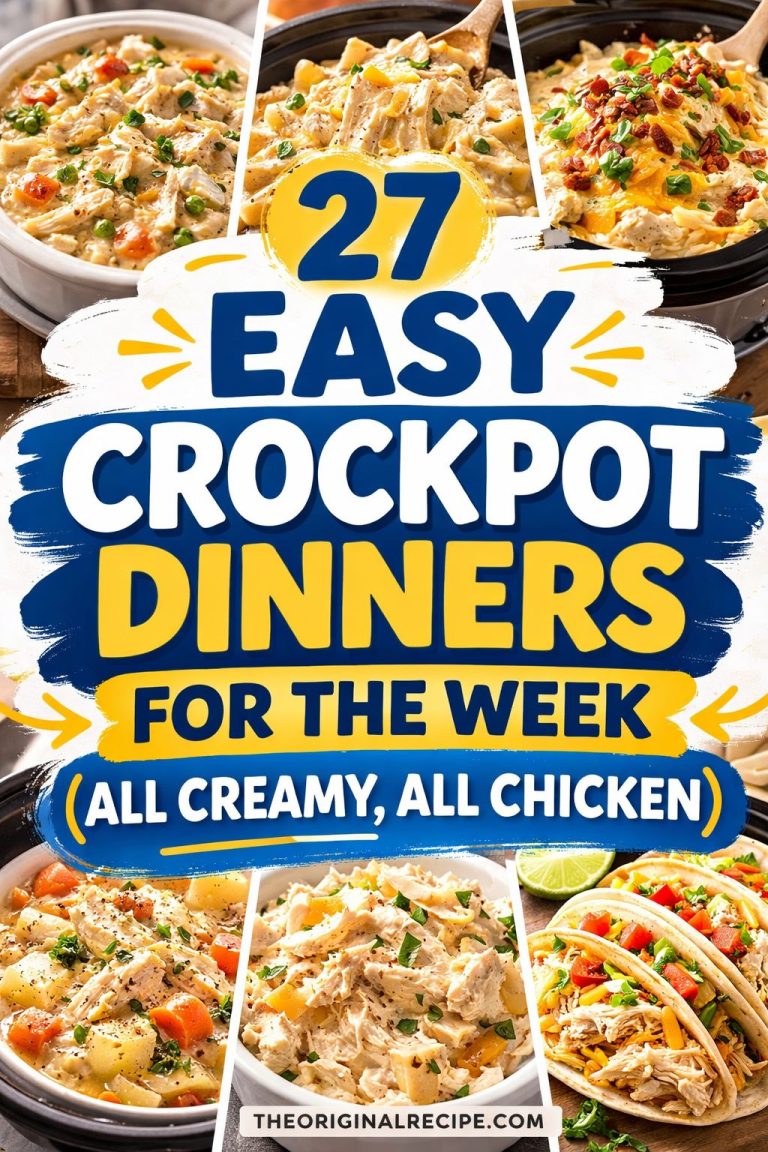 27 Easy Slow Cooker Creamy Chicken Recipes with Simple Ingredients and Big Flavor