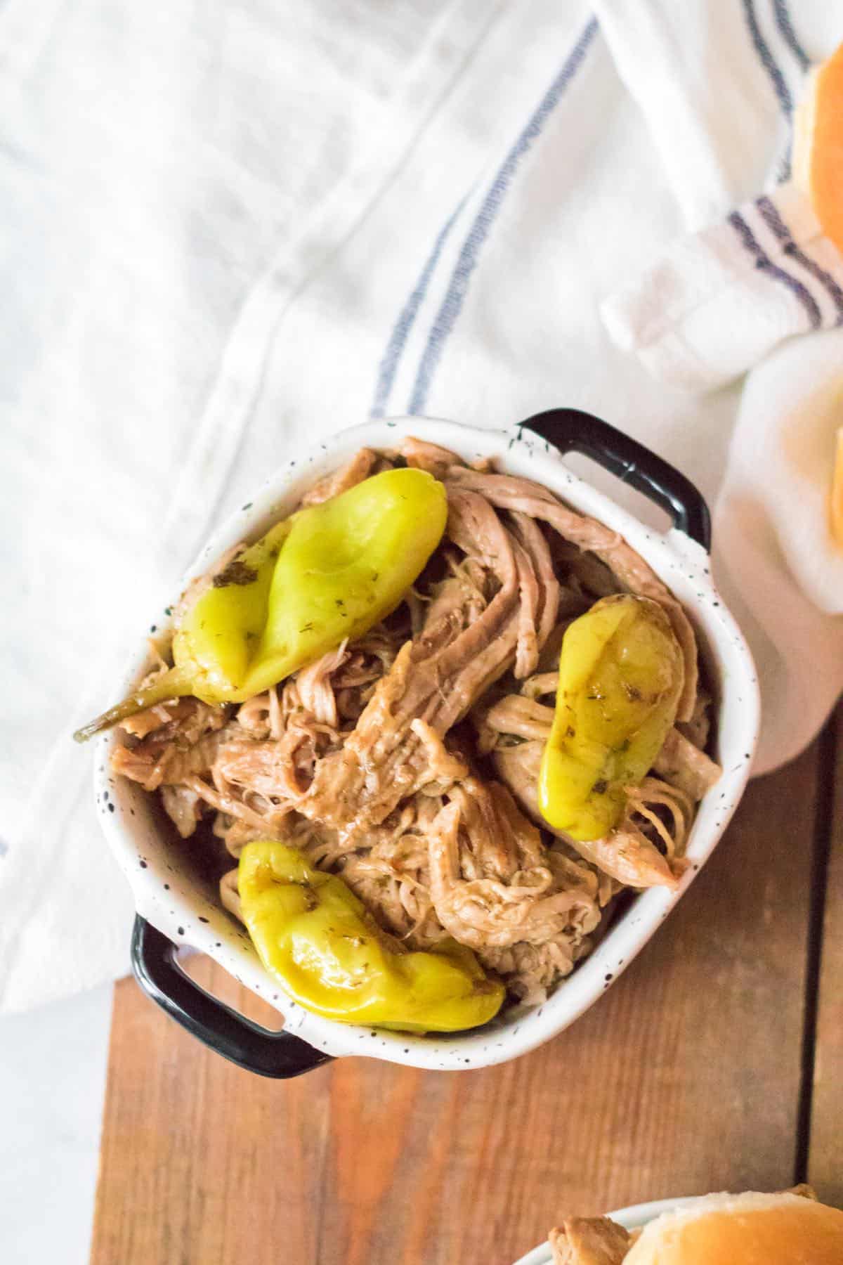 mississippi pork roast with pepperoncini peppers