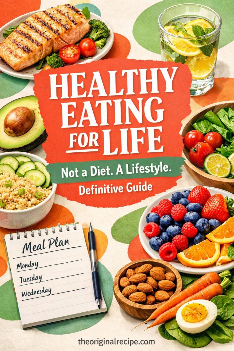 Eating Healthy: How To Make It A Lifestyle, Not A Diet (And Actually Stick To It): The Definitive Guide