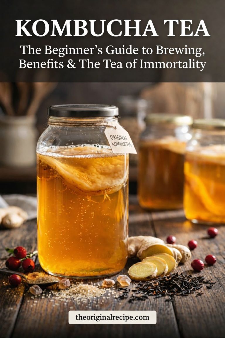 Kombucha Tea: The Beginner’s Guide to Brewing, Benefits & The Tea of Immortality
