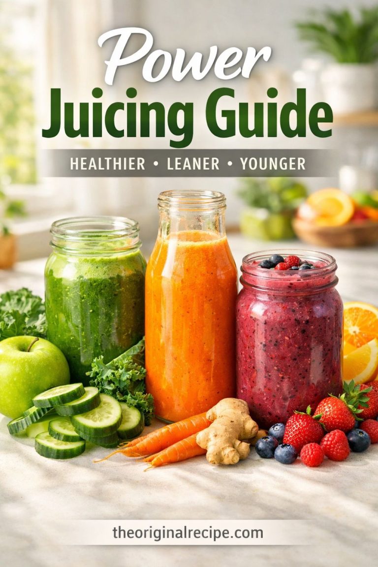 Power Juicing Guide: Fresh Juice Recipes for Weight Loss, Detox & Healthy Aging