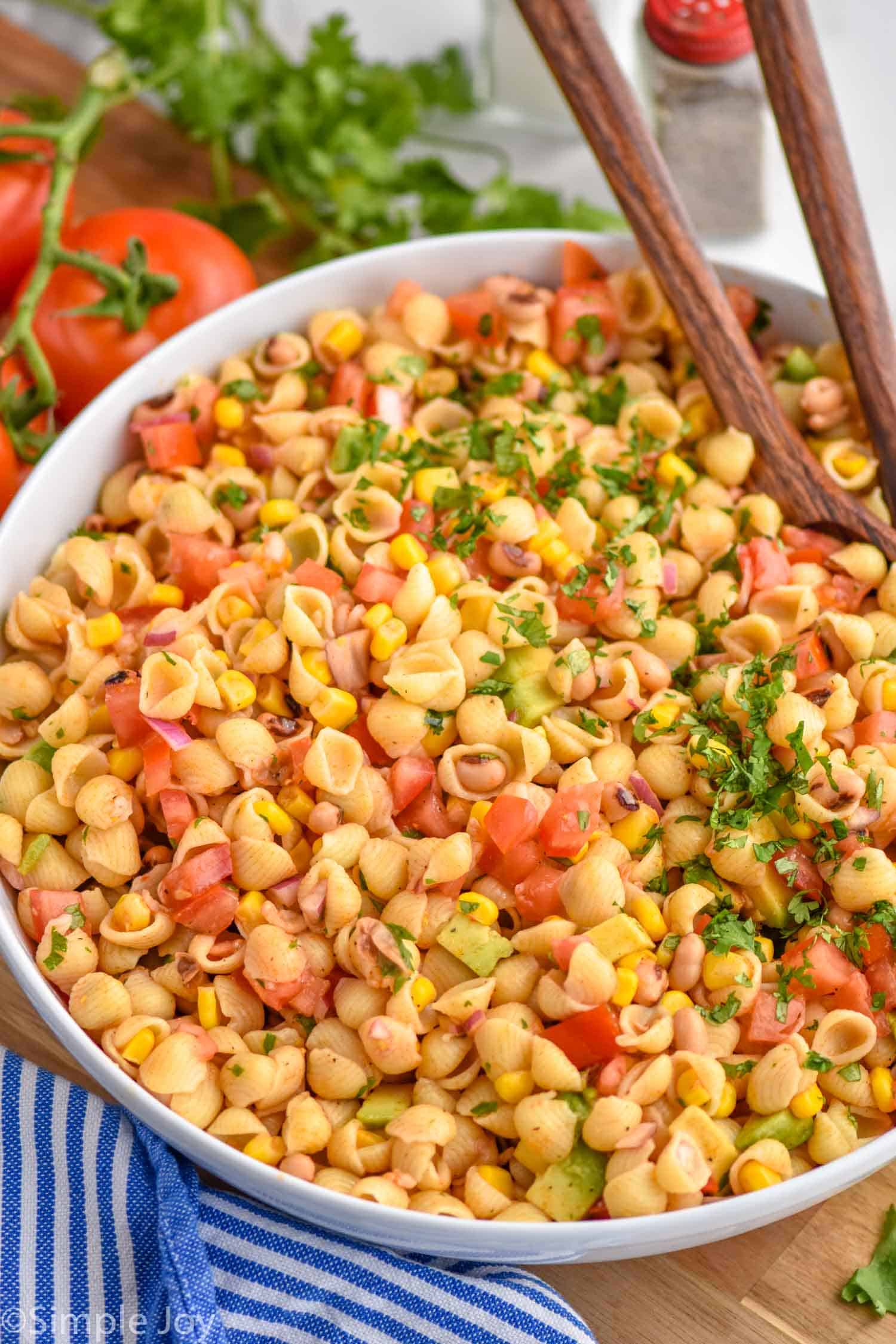 Cowboy Caviar Pasta Salad Simple Joy