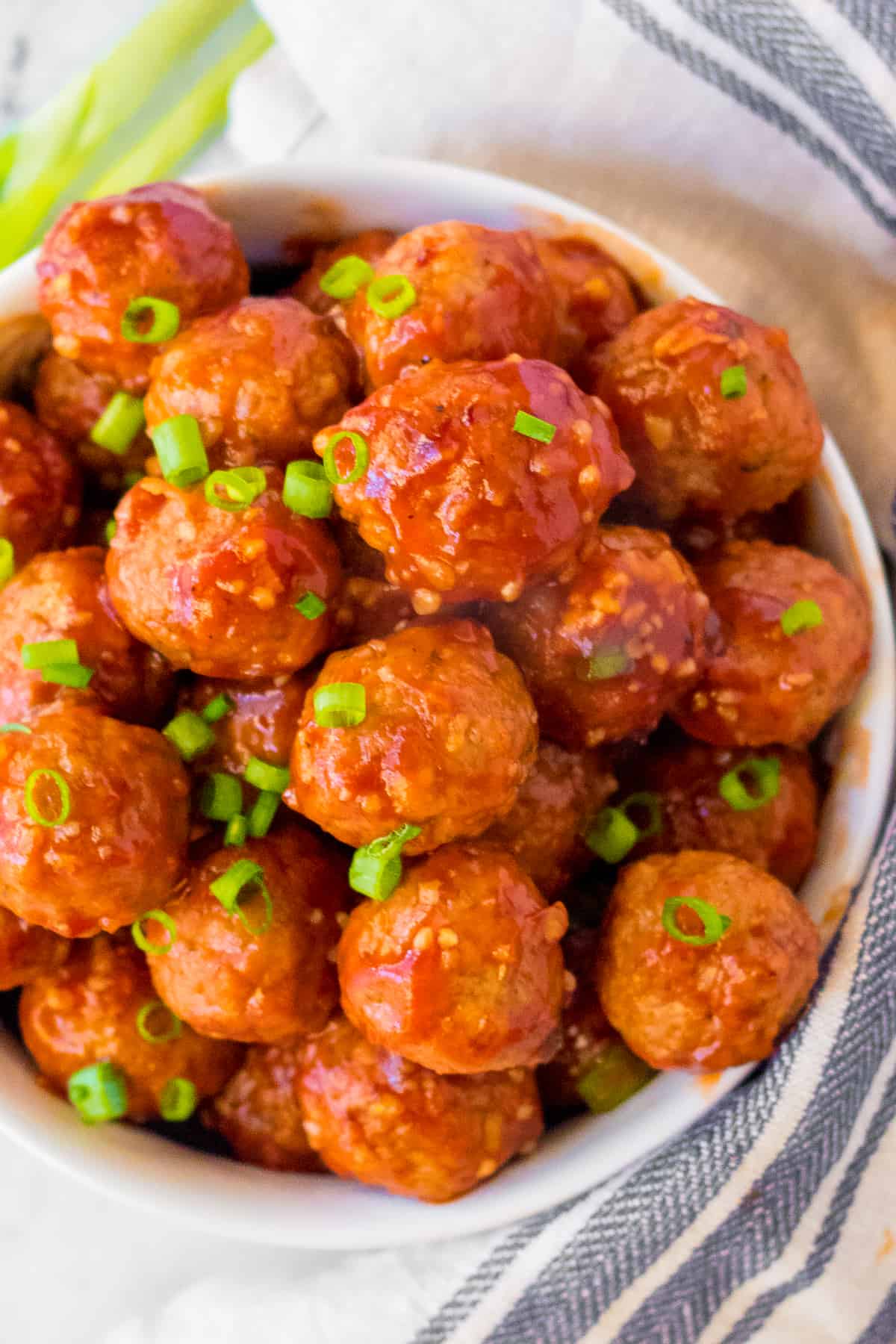 Crockpot Honey Garlic Meatballs