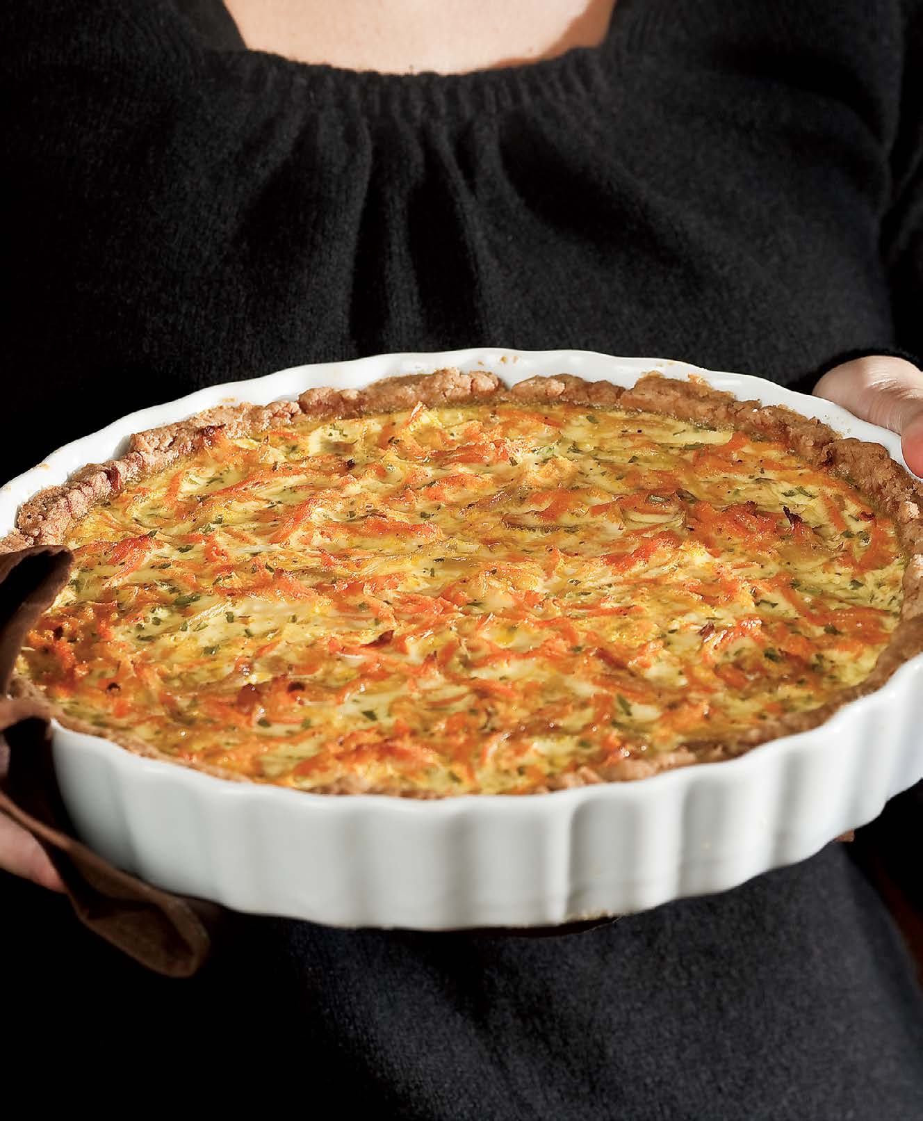 Savory Carrot & Tarragon Tart