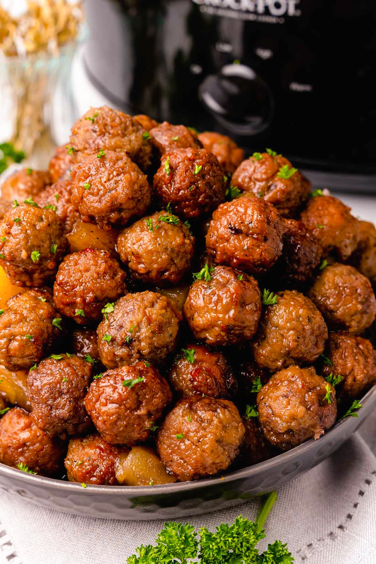 Crock Pot Cocktail Party Meatballs