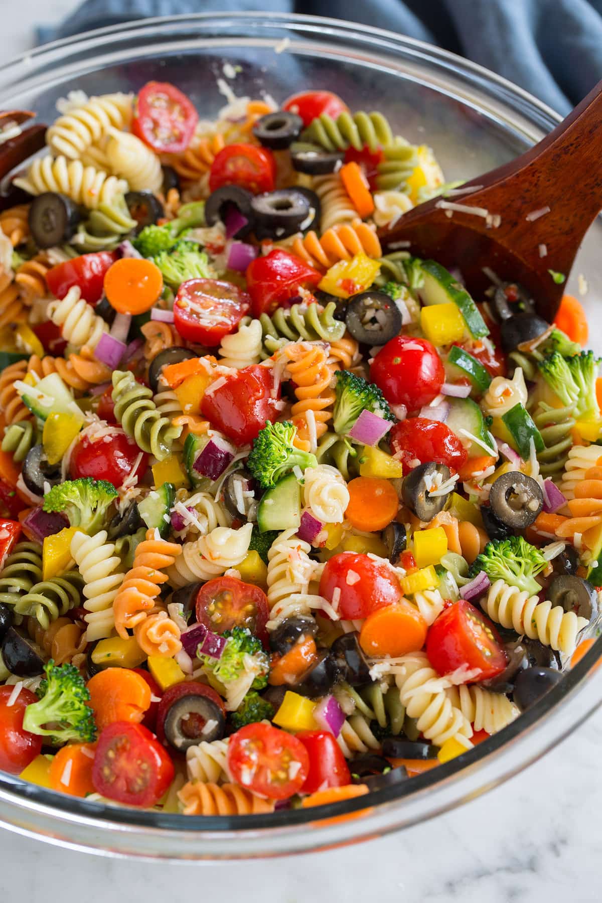 Easy Pasta Salad with Fresh Veggies Cooking Classy