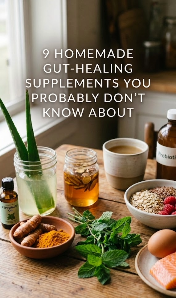 9 Home Made Gut-Healing Supplements You Probably Don’t Know About