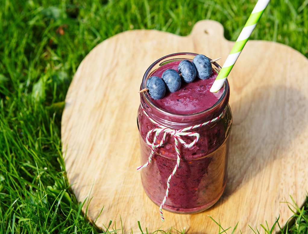 Blueberry Green Tea Smoothie