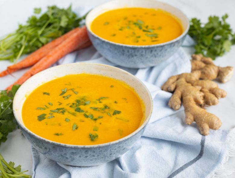 Slow Cooker Spiced Ginger Carrot Soup
