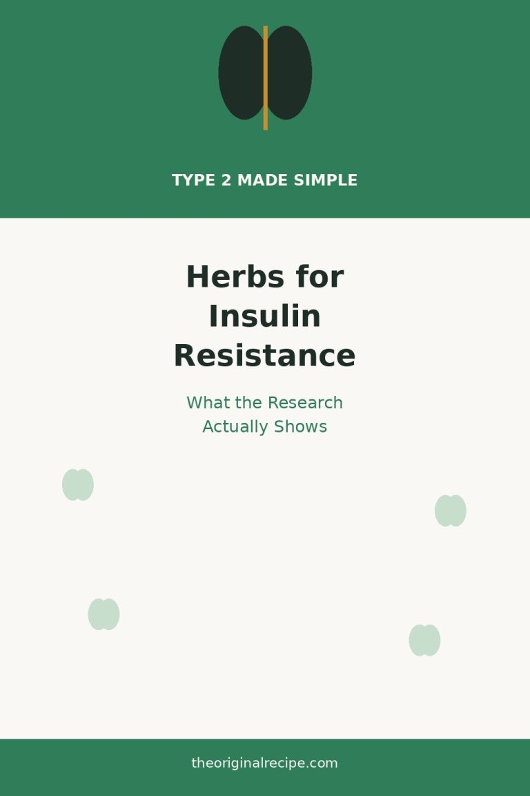 Herbs for insulin resistance, what research shows