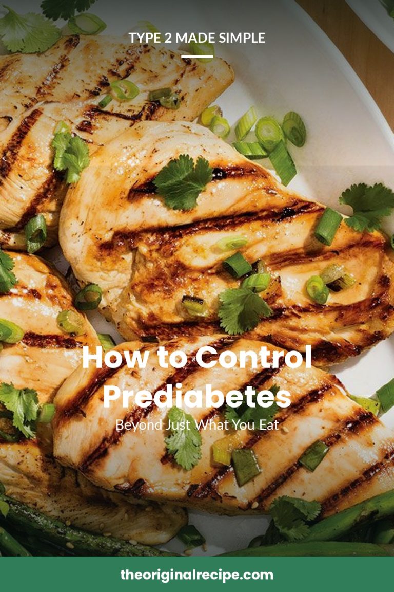 How to Control Prediabetes