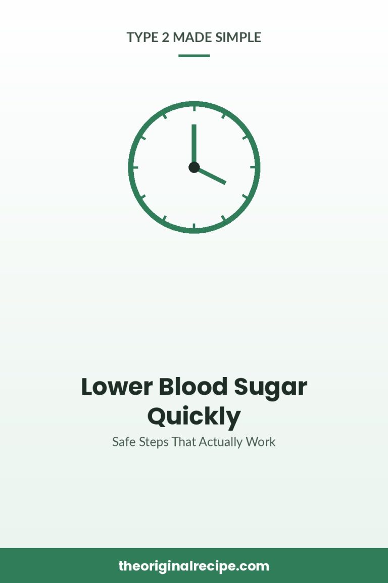 How to Lower Blood Sugar Quickly