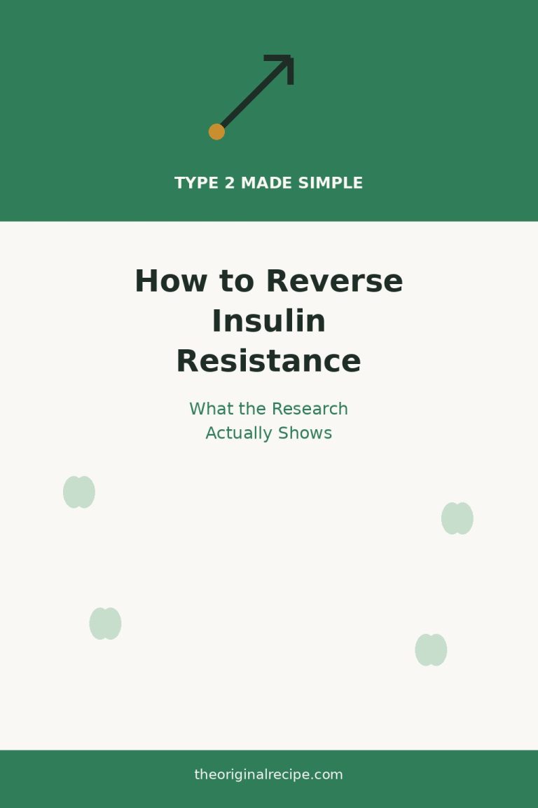 How to reverse insulin resistance, what research shows