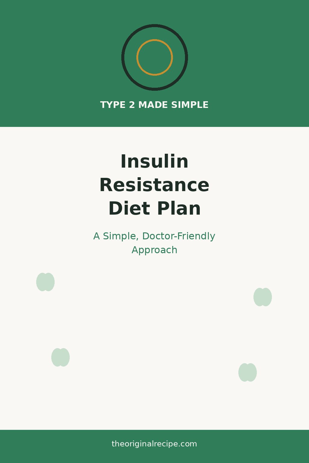 Insulin resistance diet plan, simple doctor friendly approach