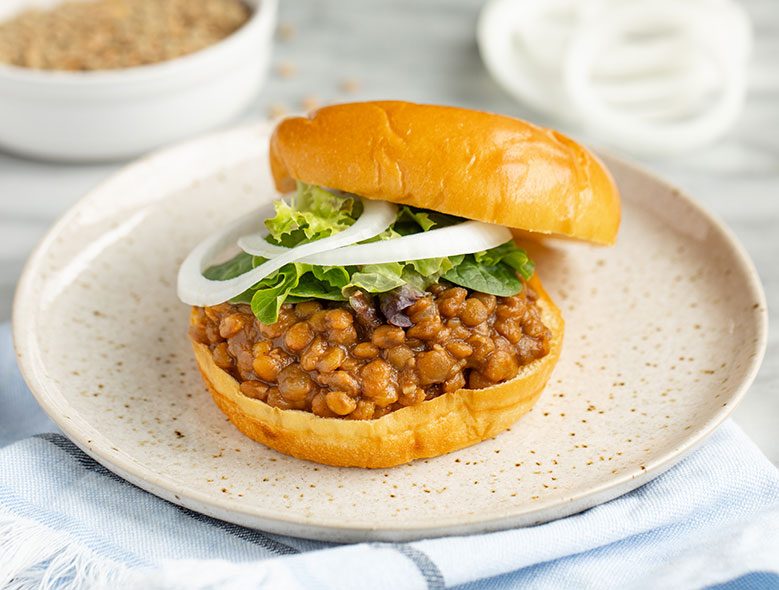Slow Cooker Lentil Sloppy Joes