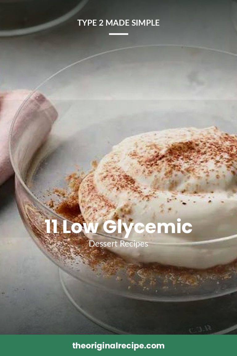 11 low glycemic dessert recipes