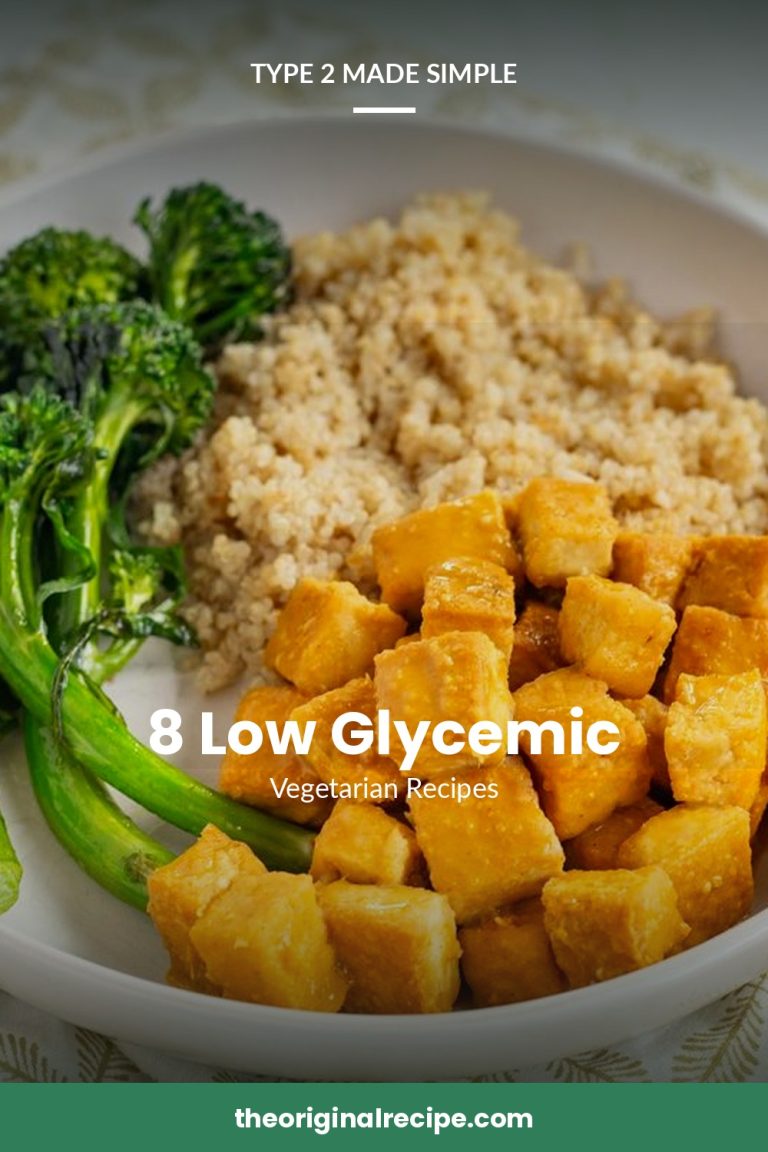 8 low glycemic vegetarian recipes