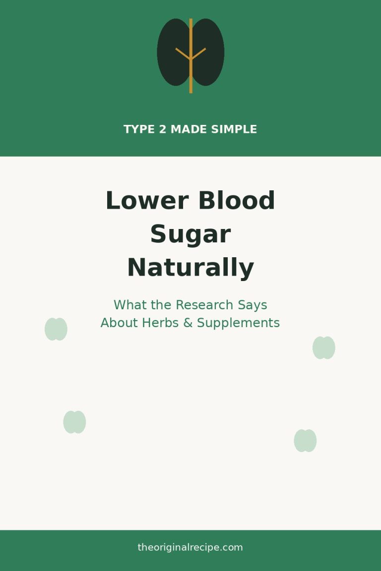 Lower blood sugar naturally, herbs and supplements guide