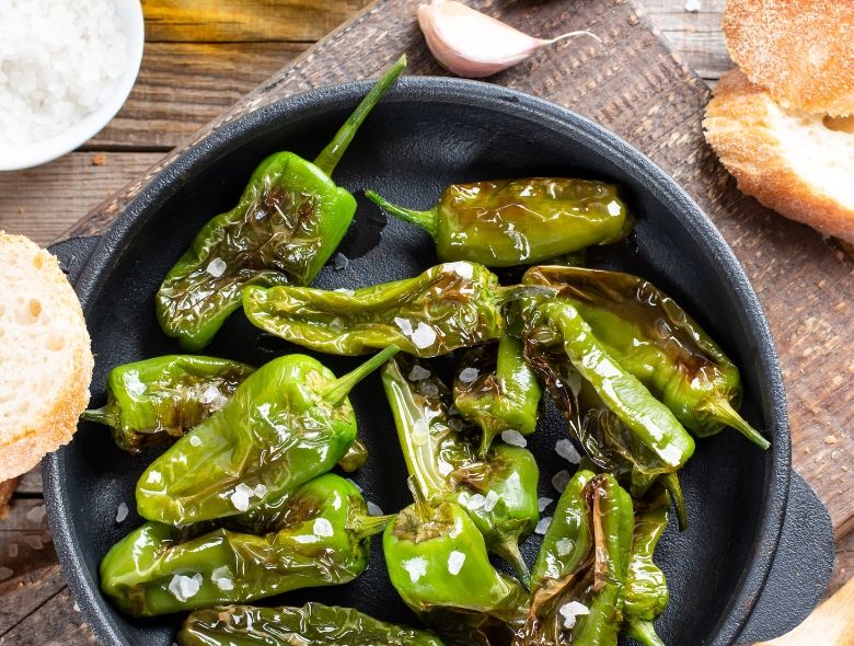 Blistered Padron Peppers