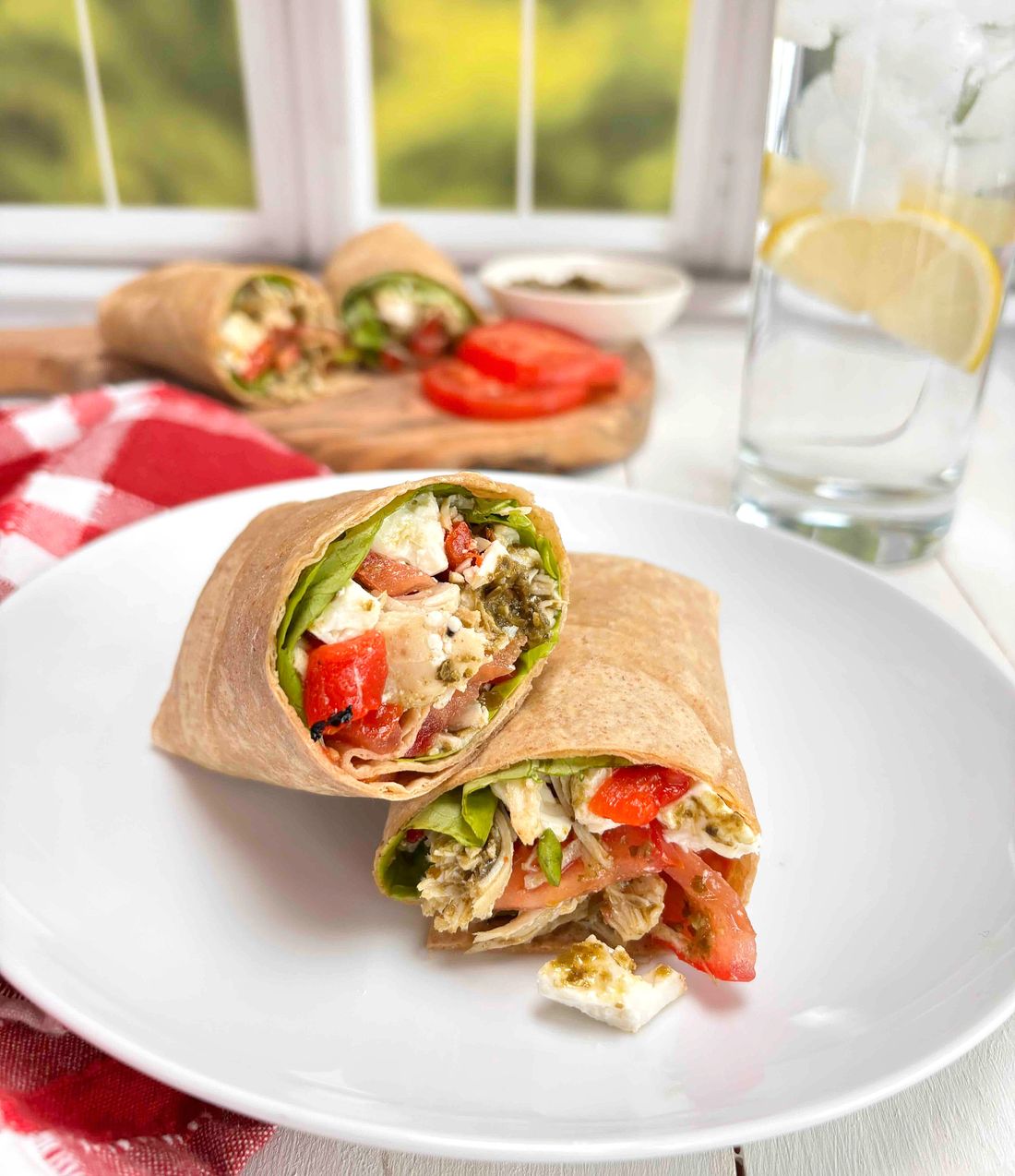 Pesto Chicken Wrap