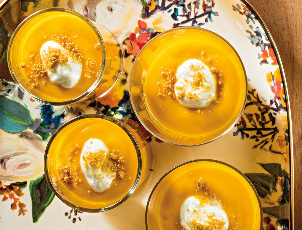 Pumpkin Pudding Parfait with Gingersnaps