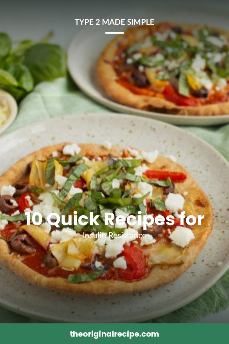 Quick recipes for insulin resistance