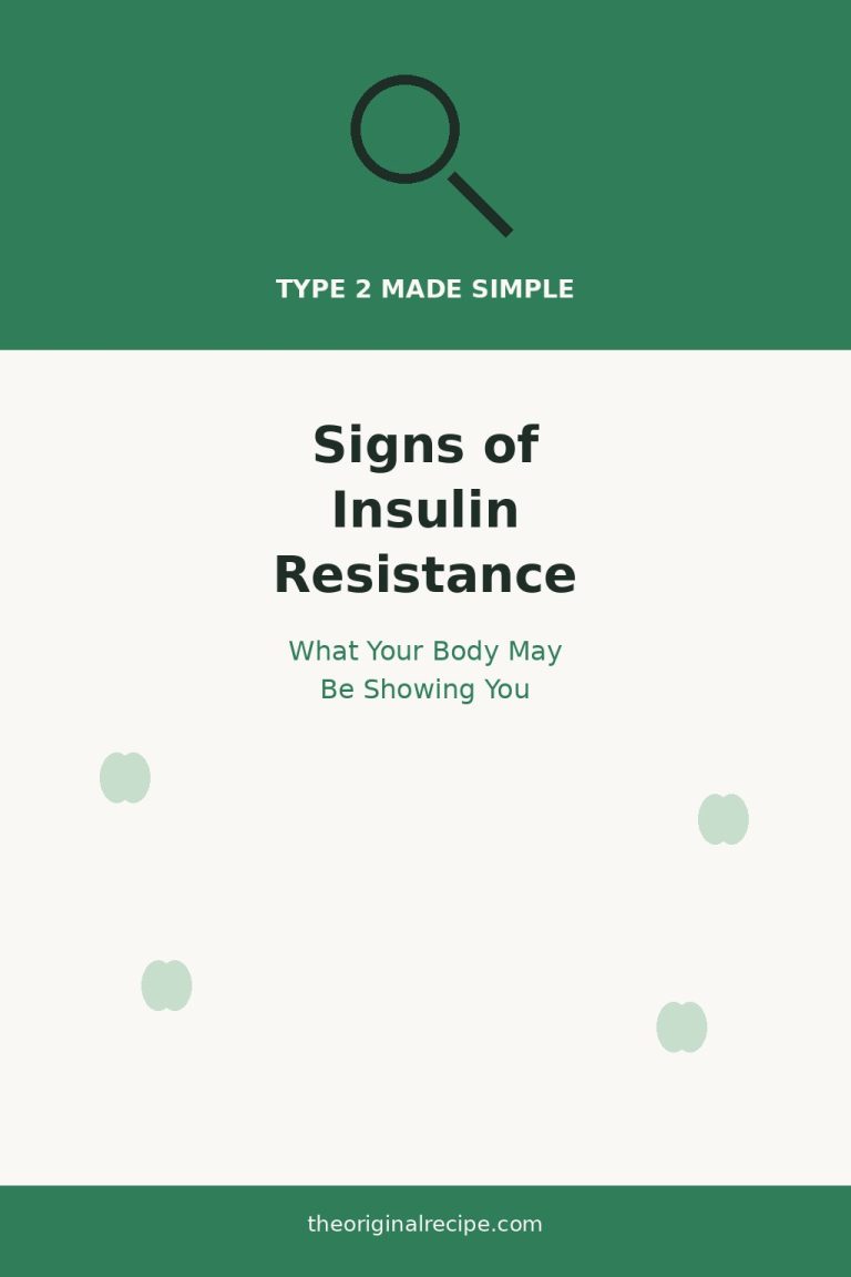 Signs of insulin resistance, what your body may show you