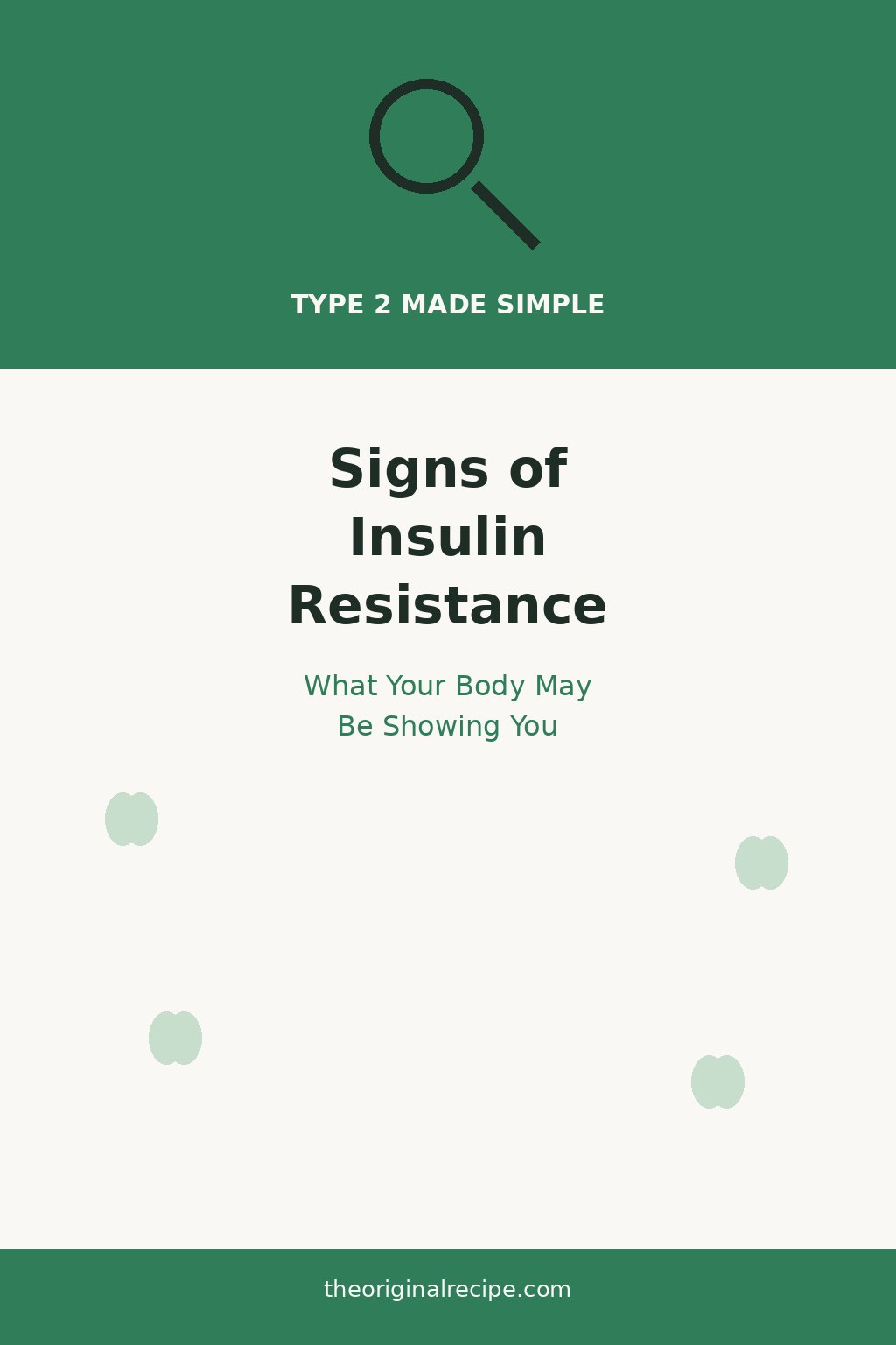 Signs of insulin resistance, what your body may show you