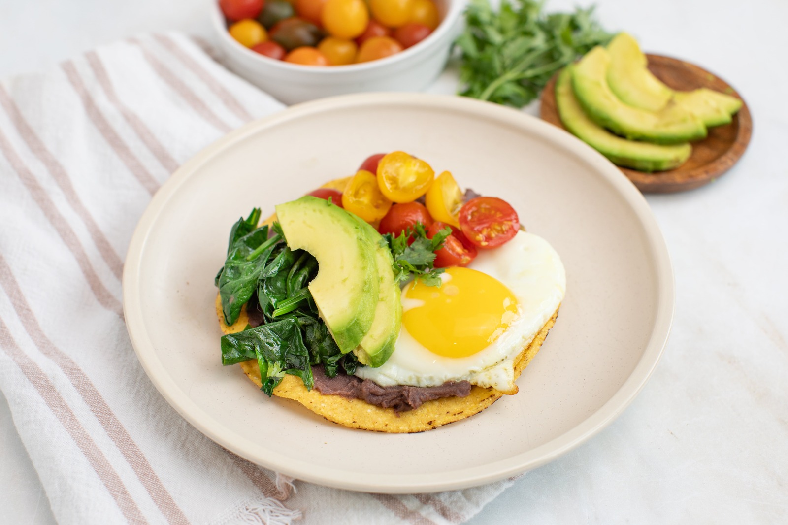 Southwest Breakfast Tostadas