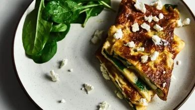 Spinach Feta Omelet
