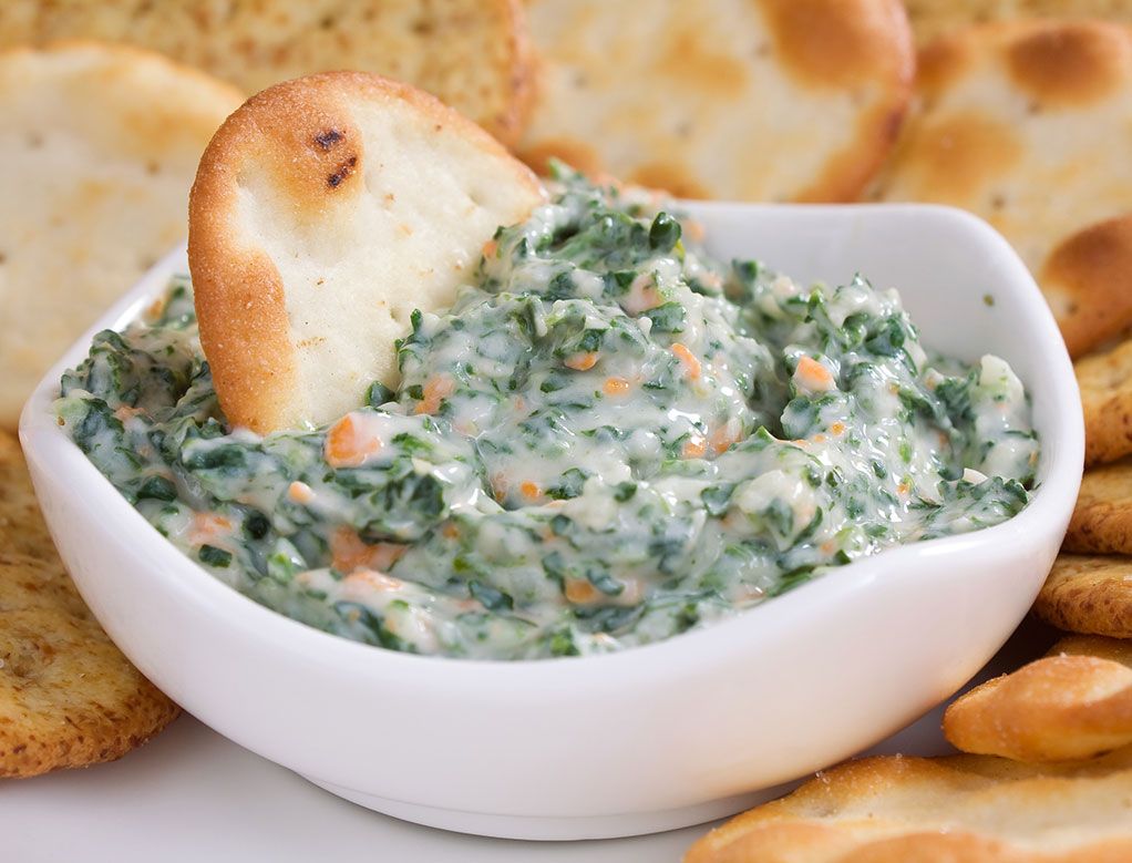 Spinach Yogurt Dip with Vegetables