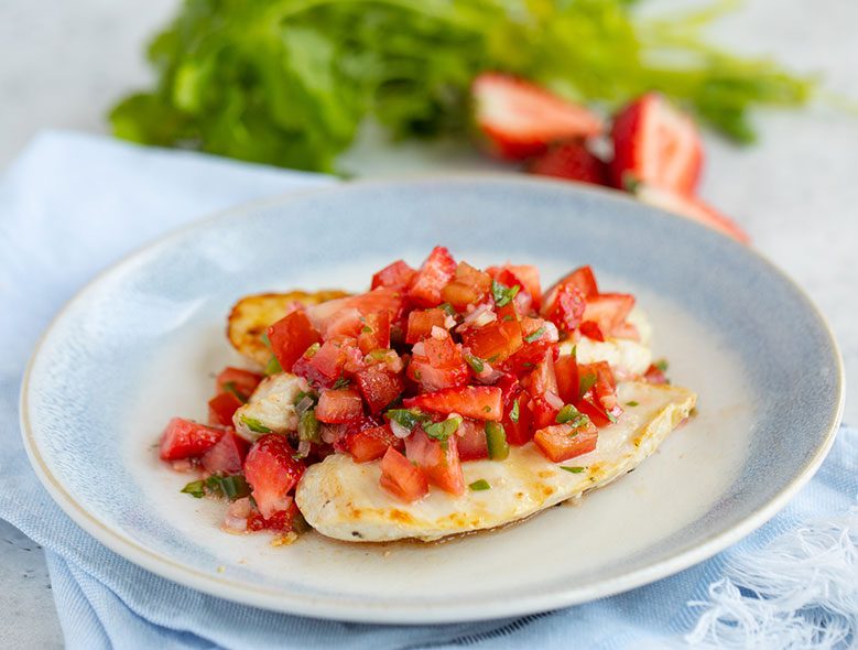 Strawberry Jalapeño Salsa Chicken